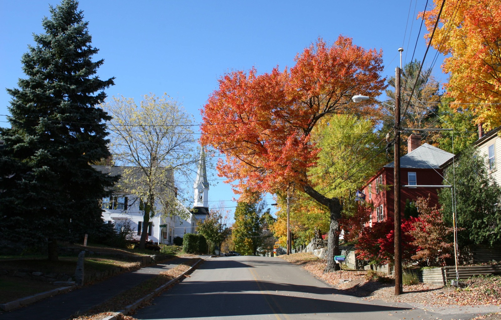 Swamscott Street in Newfields